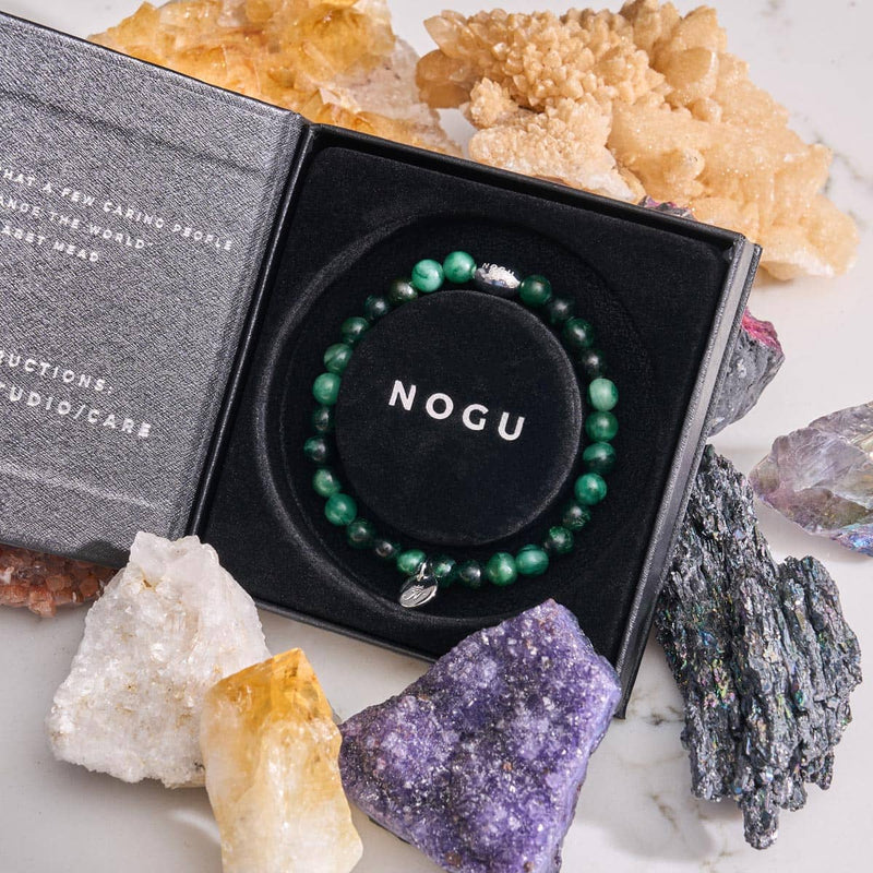 AAA Green Lepidolite | .925 Sterling Silver | Gemstone Bracelet