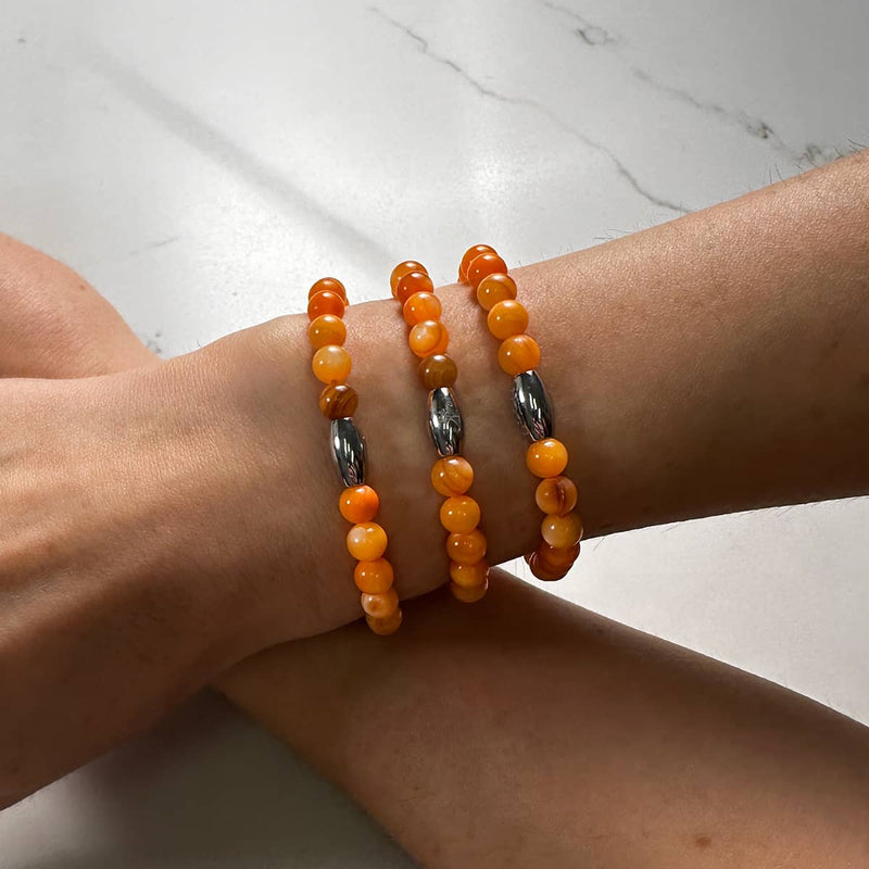 Harvest Moon x Silver | Abalone Bracelet