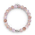 Plum Garden | .925 Sterling Silver | Aurum Glass Bracelet