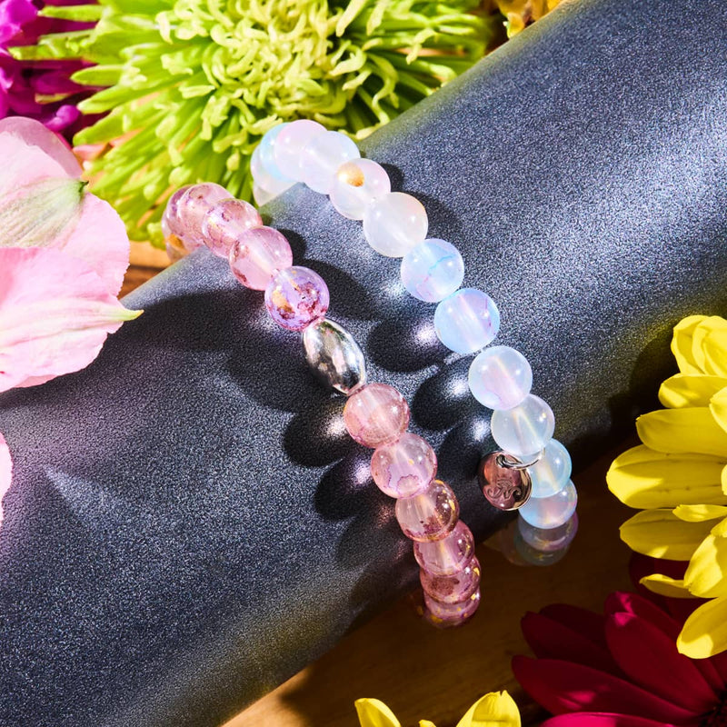 Spring Breeze | .925 Sterling Silver | Aurum Glass Bracelet