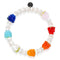 Rainbow x Ivory Pearl | .925 Sterling Silver | Berry Bracelet