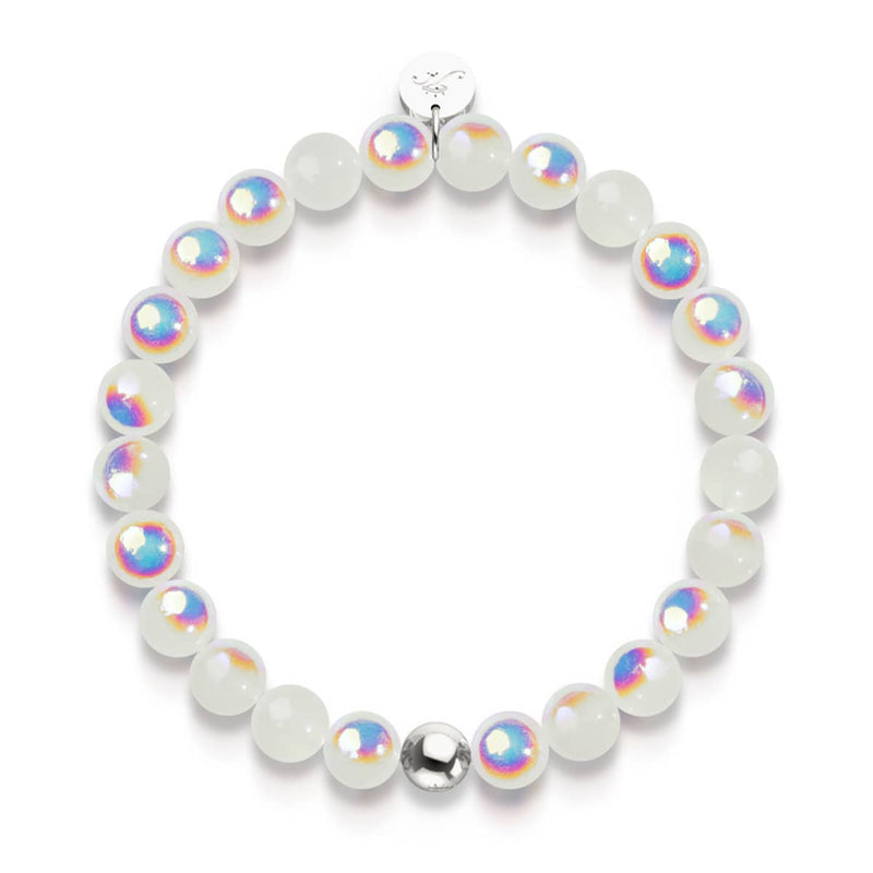 Lychee | .925 Sterling Silver | Bubble Glass Bracelet