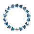Aegean Sea | Silver | Mystic Blue Butterfly Bracelet
