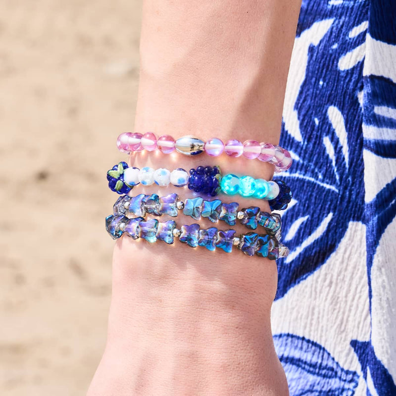 Aegean Sea | .925 Sterling Silver | Mystic Blue Butterfly Wrap