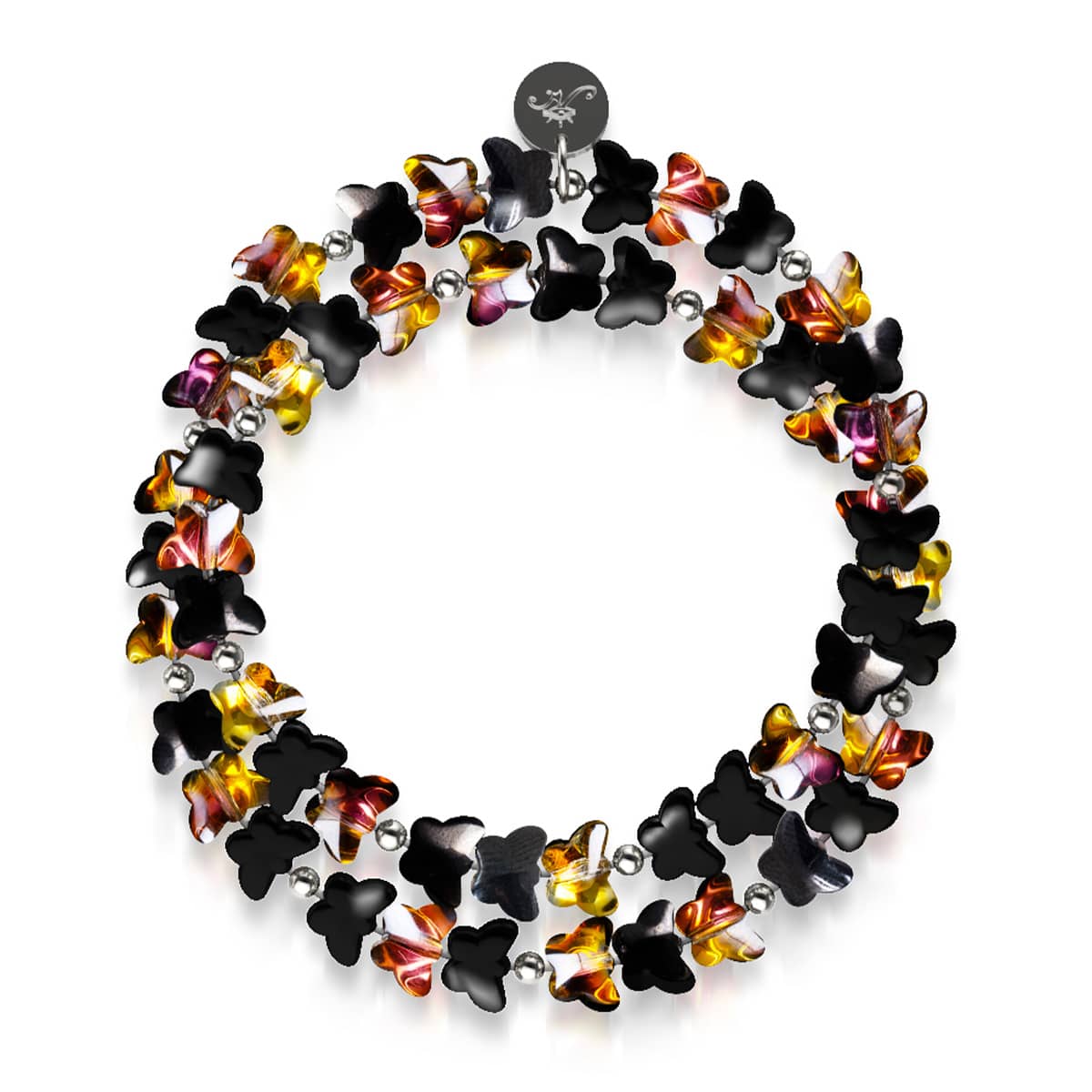 Midnight Flutter | .925 Sterling Silver | Butterfly Wrap