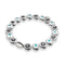 Monochromatic | .925 Sterling Silver | Crystal Evil Eye Bracelet