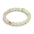 Alabaster | .925 Sterling Gold Vermeil | Firefly Glass Bracelet