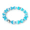 Aquamarine Ice | Firefly Glass Snow Globe Bracelet