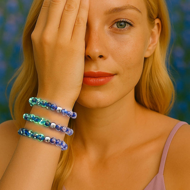 Blue Sapphire | Firefly Glass Diamonds Bracelet
