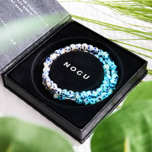 Blue Willow | .925 Sterling Silver | Firefly Glass Wrap