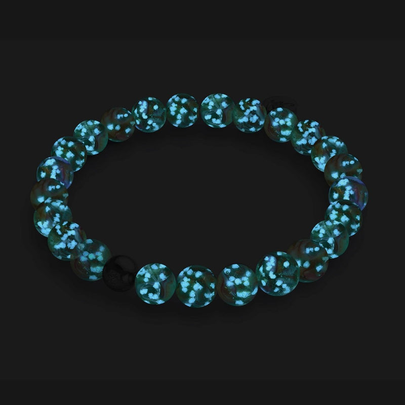 Blush Current | Pink Caramel | Firefly Glass Swirl Bracelet