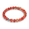 Crimson | .925 Sterling Silver | Firefly Glass Bracelet