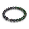 Obsidian | .925 Sterling Silver | Firefly Glass Bracelet