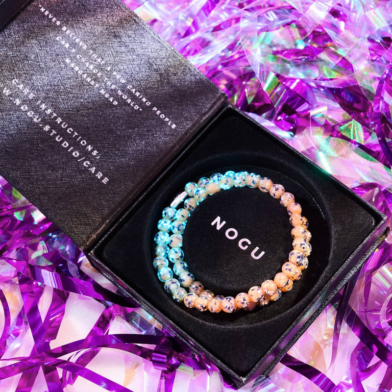 Peach Sorbet | .925 Sterling Silver | Firefly Glass Wrap