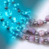 Periwinkle | Silver | Firefly Glass Cross Bracelet