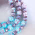 Purple Orchid | .925 Sterling Silver | Firefly Glass Blossom Bracelet