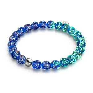 Sapphire | .925 Sterling Silver | Firefly Glass Bracelet