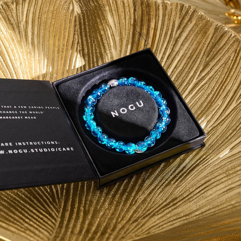 Topaz Flame | .925 Sterling Silver | Firefly Glass Bracelet