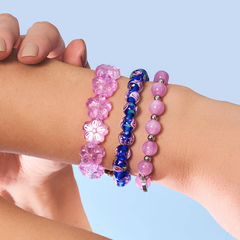 Topaz Garden | .925 Sterling Silver | Firefly Glass Garden Bracelet