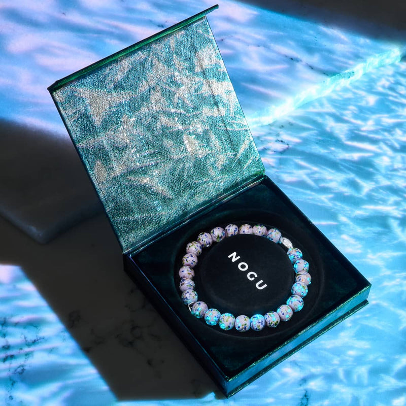 Violet Wintergreen | .925 Sterling Silver | Firefly Glass Bracelet