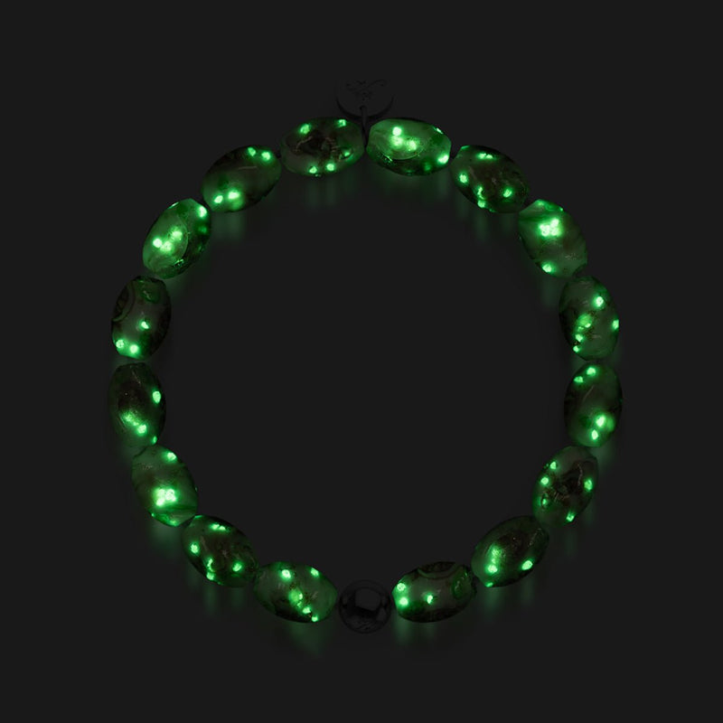 Winter Garden | .925 Sterling Silver | Firefly Glass Garden Bracelet