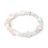 Blush | .925 Sterling Silver | Deluxe Firefly Glass Mushroom Bracelet