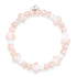 Blush | .925 Sterling Silver | Deluxe Firefly Glass Mushroom Bracelet