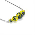 Blue Limoncello | .925 Sterling Silver | Firefly Glass Infinity Clasp Necklace