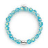 Azure Flare | .925 Sterling Silver | Firework Glass Bracelet