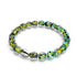 Neon Black | .925 Sterling Silver | Firework Glass Bracelet
