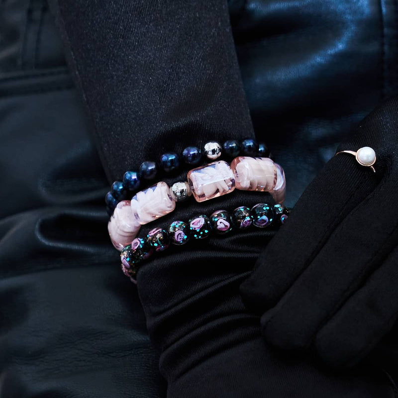 Midnight Blue | .925 Sterling Silver | Freshwater Pearl Bracelet