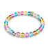 Candy Crush | Silver | Galaxy Glass Bead Bracelet