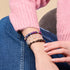 Magenta Starlight | .925 Sterling Silver | Galaxy Tiger's Eye Bracelet