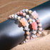 Sahara | Gemmy Bear Bracelet | Peach Carnelian x Silver