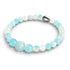 Aquamarine | .925 Sterling Silver | Gemstone Cascade Bracelet