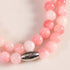 Pink Nebula | Silver | Gilded Turquoise Gemstone Wrap
