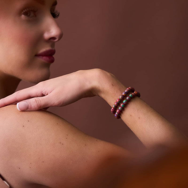 Rainbow | Silver | Gilded Turquoise Gemstone Wrap