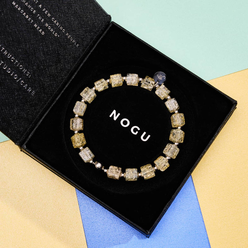 Frozen Lemonade | Glitter Glass | Sugar Cube Bracelet