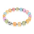 Rainbow Delight | Glitter Glass | Sugar Cube Bracelet