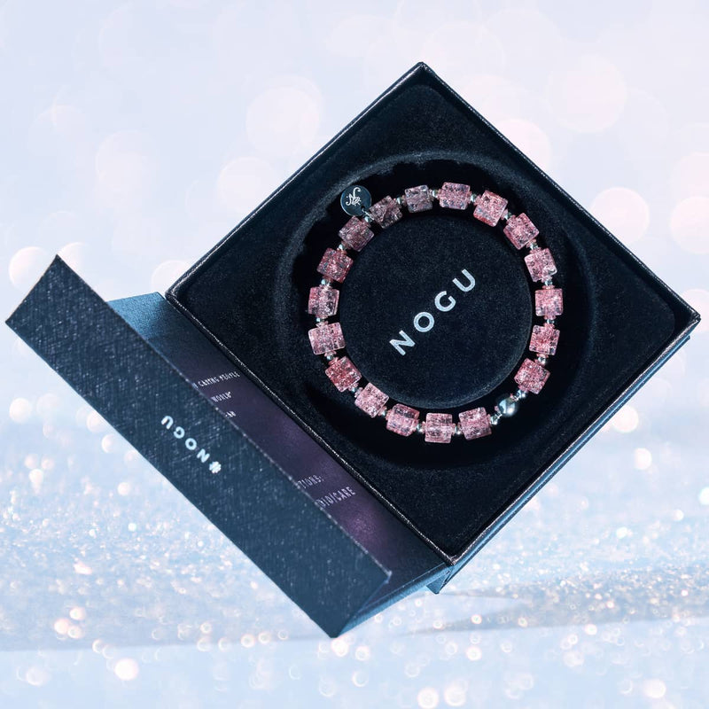 Strawberry Slush | Glitter Glass | Sugar Cube Bracelet