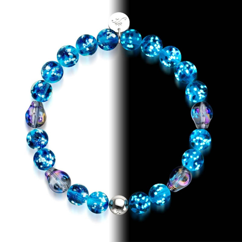 Into the Blue Moon | Firefly Glass Bracelet