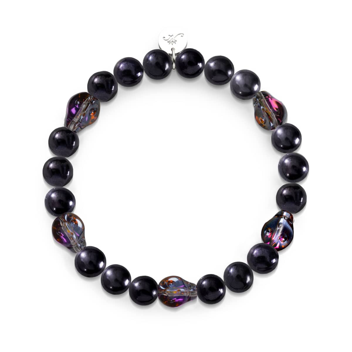 Sea Spirit | Black Freshwater Pearl x Crystal Skull