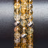 Citrine | Silver | Healing Gemstone Bead Bracelet