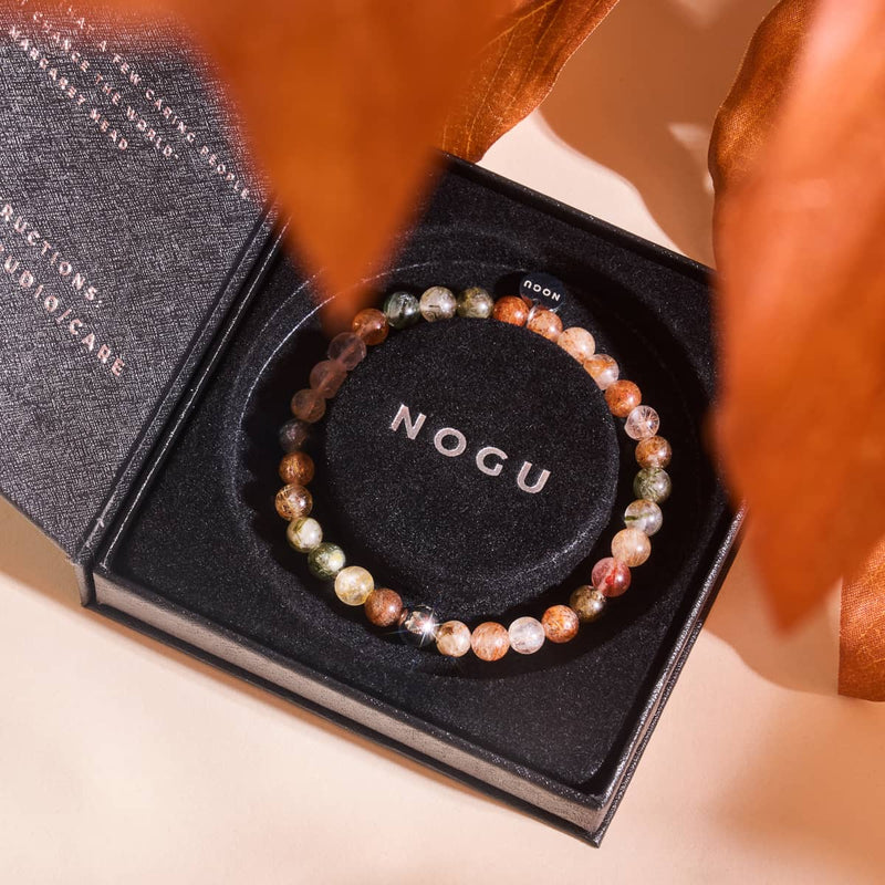 Woodland Quartz | Silver | Healing Gemstone Bead Bracelet