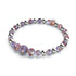 Purple Firefly Glass Confetti Bracelet