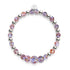 Purple Firefly Glass Confetti Bracelet