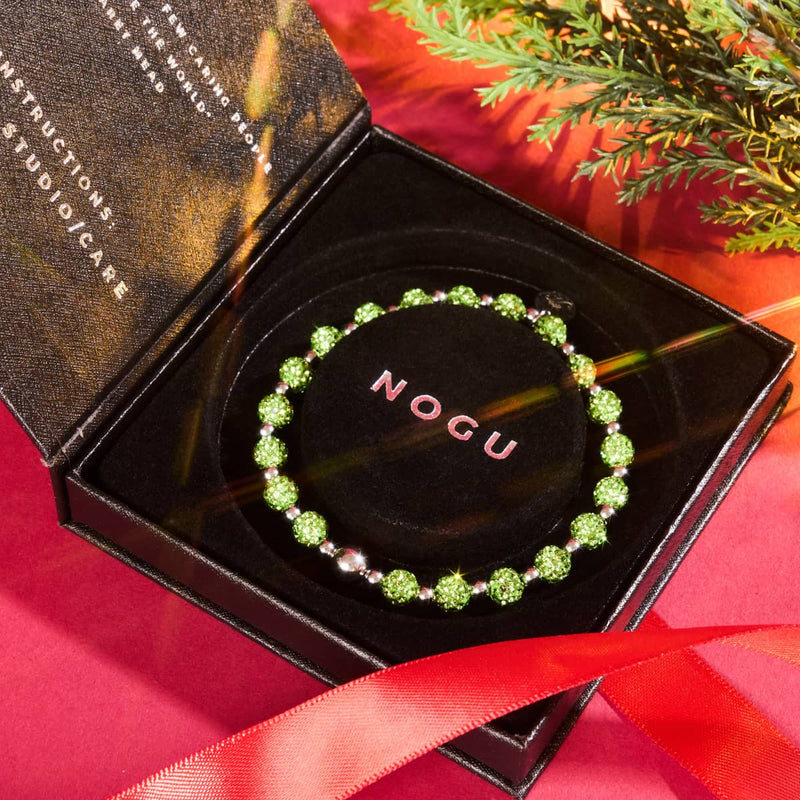 Palm Green | Crystal Kikiballa Bracelet