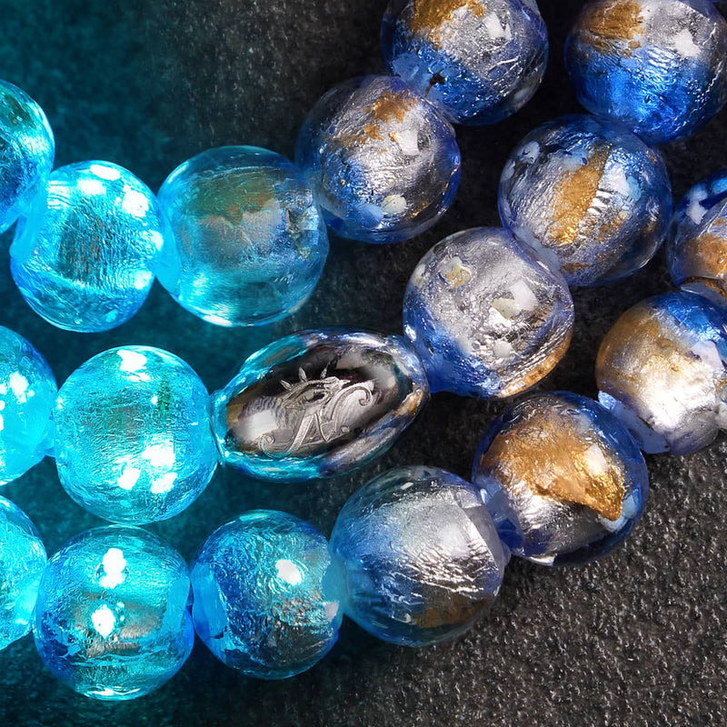 Indigo Horizon | .925 Sterling Silver | Lunar Glass Bracelet