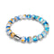 Indigo Horizon | .925 Sterling Silver | Lunar Glass Bracelet