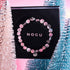 Pink Moon | .925 Sterling Silver | Lunar Glass Bracelet